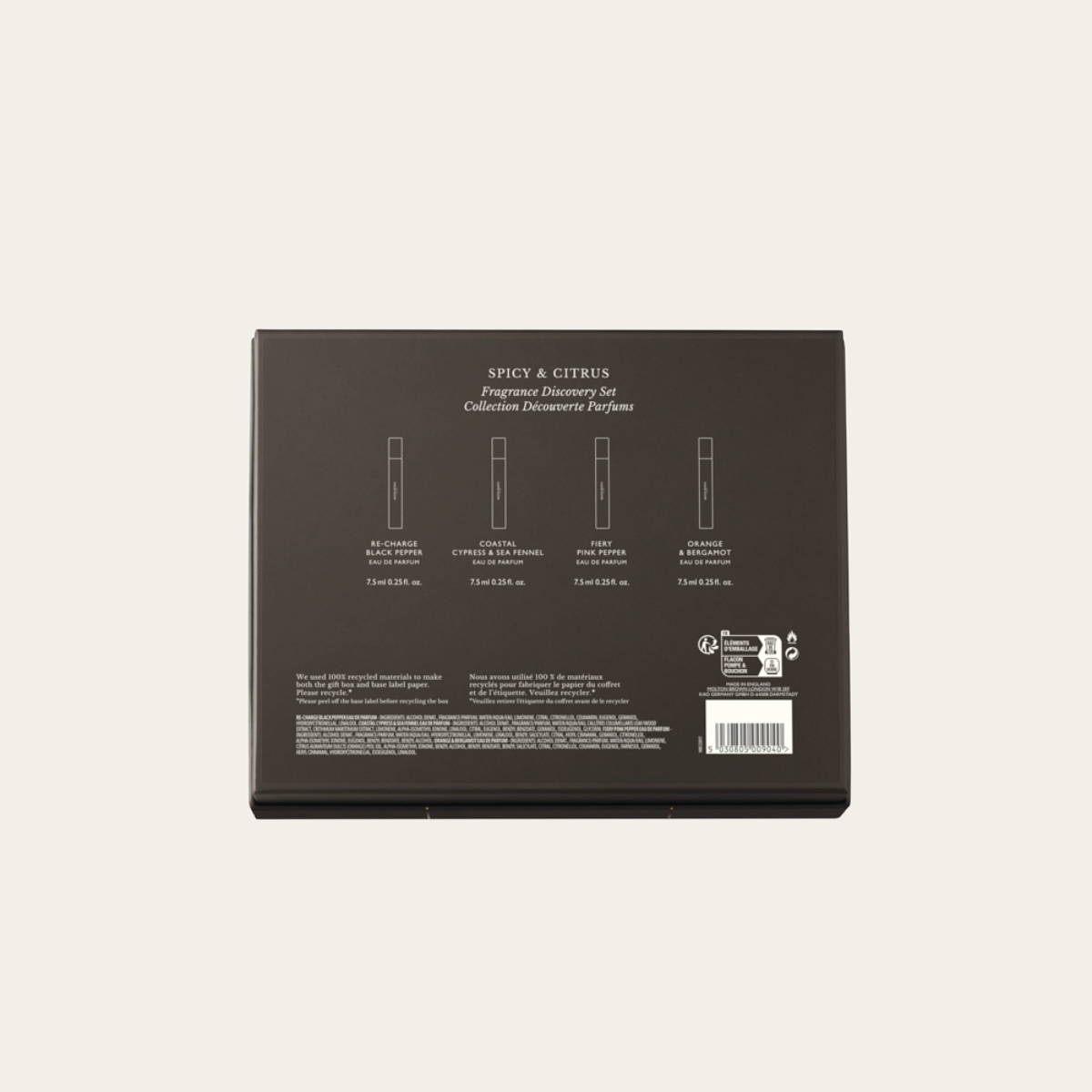 辛辣柑橘香水組合