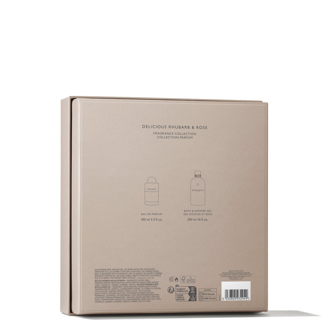 Molton Brown 魅惑大黃玫瑰香氛洗浴禮盒100ml+300ml  聖誕節禮物 交換禮物 香氛洗沐禮盒